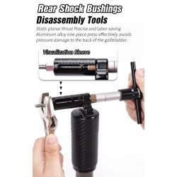 Herramienta para instalar y extraer bujes o cojinetes a presión fabricado por Lebycle en aluminio y metal KROXNE - 4  