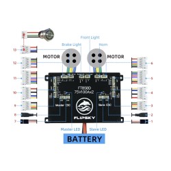 Flipsky FT85bd ESC-kontroller alumiiniumkorpusega elektrilise rula, jalgratta, tõukeratta või mootorratta jaoks KROXNE - 6  
