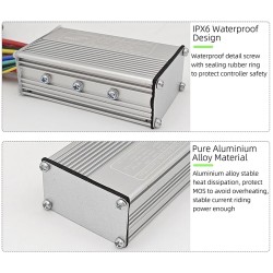 Kit contrôleur et écran S866 pour vélo électrique - 24 V, 36 V, 48 V - 250 W, 350 W, 500 W - 13 A, 15 A, 22 A  - 10 Contrôleur s