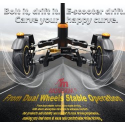 Monorim X3 Max Air predni odpruzeni s dvema koly pro Ninebot Max G30 & podobne skutery – Nahradni dil & tlumic Monorim - 1  