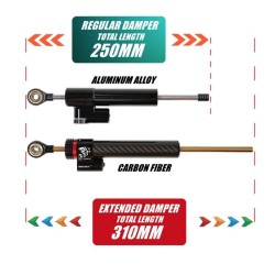 Styredemper til Ausom DT2 Pro, L2, L2 Max, Kugoo F3 Plus & lignende el-løbehjul, sikker & stabil  - 13  