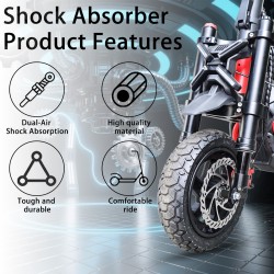 Sospensione anteriore Monorim MZ3 Plus Dual Air per Segway ZT3 piu comfort  - 2  