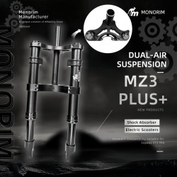 Priekine amortizacija Monorim MZ3 Plus Dual Air skirta Segway ZT3 didesnis komfortas  - 6  