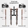 Esivedrustus Monorim MZ3 Plus Dual Air Segway ZT3 parem soidumugavus  - 16  