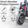 Monorim MZ3 2.0 Vorderfederung mit 160mm Bremsscheibe für Segway ZT3 E-Scooter  - 6  