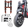 Monorim MZ3 2.0 framfjaedring med 160mm bromsskiva foer Segway ZT3 elscooter  - 11  