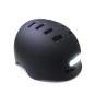 Capacete com luz frontal e traseira - bateria recarregável.  - 1 


 