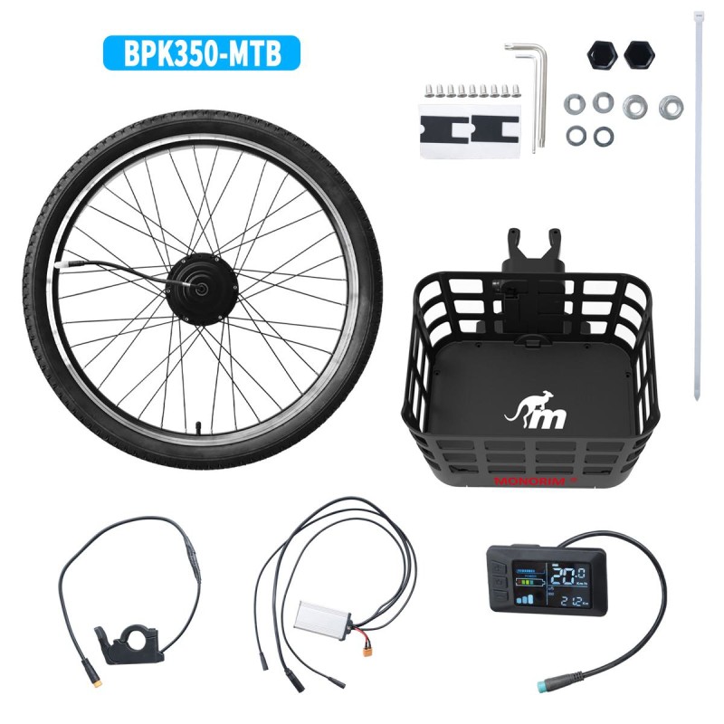 Monorim BPK350 Kit motor 380w - Batterie inklusive für E-Bike  - 1 Monorim BPK350 E-Bike Power Kit, 380W – Wandeln Sie Ihr Fahrr