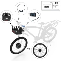 Monorim BPK350 átalakítókészlet motor 380w - akkumulátor tartozék  - 2 Monorim BPK350 e-bike power kit, 380W – Alakítsd át kerék