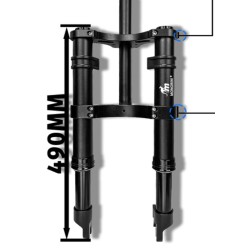 Sospensione anteriore Monorim MD0 Coil Spring 490mm x 165mm  - 4 
Compatibilita: Monorim MD0 Coil Spring 490mm x 165mm per insta