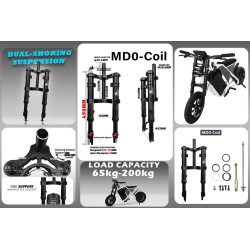Foraffjedring Monorim MD0 Coil Spring 490mm x 165mm  - 16 
Passer: Monorim MD0 Coil Spring 490mm x 165mm til kompatible front-op