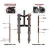 Suspensión delantera Monorim MD0 Air Hydraulic 490mm x 165mm  - 14 
Compatibilidad: diseñada para montajes compatibles con horqu