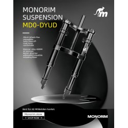 Suspensión delantera Monorim MD0-DYUD para eBike DYU - hidráulica y aire ajustable  - 3 
Compatibilidad: suspensión delantera Mo