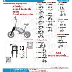 Monorim MD0-FiidoQ elso felfuggesztes  - 1 
Kompatibilitas: Monorim MD0-FiidoQ elso felfuggesztes Fiido Q (Q1/Q1S) es kompatibil