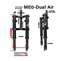 Přední odpružení Monorim ME0 Dual Air 565mm x 165mm  - 7 
Vhodnost: predni odpruzeni Monorim ME0 Dual Air 565mm x 165mm pro upgr