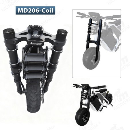 Priekine pakaba Monorim MD206 Coil Spring version 490mm x 206mm  - 8 
Suderinamumas: priekine pakaba Monorim MD206 Coil Spring v
