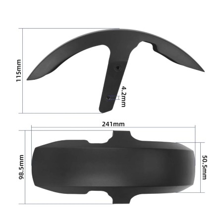 Etulokasuoja Xiaomi 5 ja 5 Pro sähköpotkulaudalle  - 1  