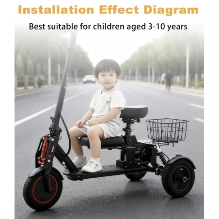 Siège Monorim SC-Mi123 pour trottinettes Xiaomi m365 Pro Pro2 Mi3 1S Essential  - 1  