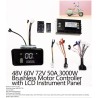 Sinusovy regulator bezkartacoveho motoru sada 48V 84V 50A 3000W s plynem a displejem  - 13 Seznam produktů

Řadič 50A + 1 plynov