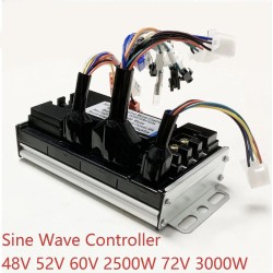 Sinusni brushless kontroler motora set 48V 84V 50A 3000W s gasom i zaslonom  - 19 Popis proizvoda

Kontroler 50A + 1 ručica gasa