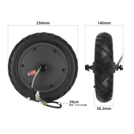 Motor para trotinete Xiaomi 5 compatível, substituição de alto binário  - 1 Compatibilidade direta: indicado para trotinete Xiao