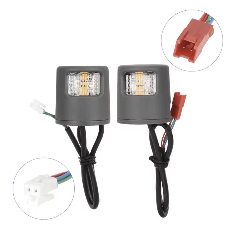 LED blinkry pro kolobezku Xiaomi 5/5 Pro/5 Plus/5 Max nebo podobnou - sada smerovek pro bezpecnost  - 1 
Jasna kompatibilita: pr