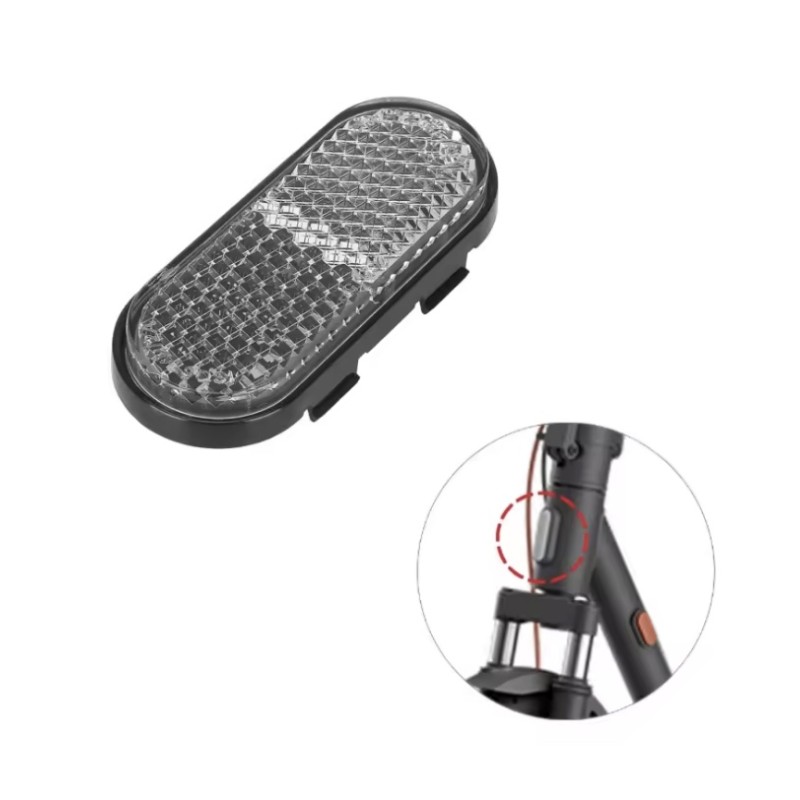Predni odrazka pro kolobezku Xiaomi Electric Scooter Elite  - 1 Presna kompatibilita s Xiaomi Electric Scooter Elite pro pevne u