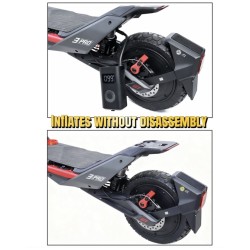 Ammortizzatore ad aria Monorim MZR3 Pro per monopattino Segway ZT3 145mm e 165mm  - 6  