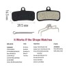 Remblokken Shimano Saint M810/M820, Zee M640, XTR M9120, XT M8020, Deore MT520 en TRP Quadiem/Slate T4  - 2 
Geschikt voor veel 