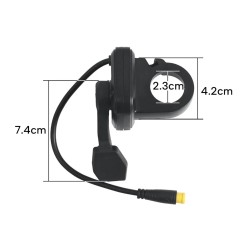 Kurok akseleratora pod bolshoy palets dlya iScooter iX3, iX4 / Urban Glide E-CROSS ONE Pro 2 ili analog  - 4 Podhodit dlya iScoo