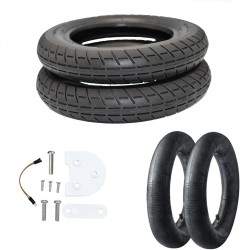 10-дюймові комплекти колісних марок Emove для Xiaomi PRO Чорний - Червоний - Білий  - 1  