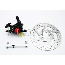 Plíres mávro kit frénon dankána xTech gia Xiaomi M365, 1S, Pro2 í M365 Pro ZOOM xTech - 1 Κιτ τοποθέτησης μαύρου φρένου Zoom Xte