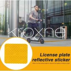 Helkurkleebis tagumise poritiiva plaadi Essential 1S Pro2 mudeli jaoks KROXNE - 8  
