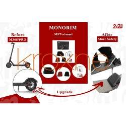 Monorim MFP (základna opěrky nohou) pro modely Xiaomi, Ninebot Max nebo podobné modely. Monorim - 5 Základna zadní opěrky nohou 