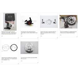 Paket zavornega kompleta MXR1-MD V1 za MXR1 Monorim - 1 Izboljšajte svoj zavorni sistem tako, da svojemu motorju Ninebot Max dod