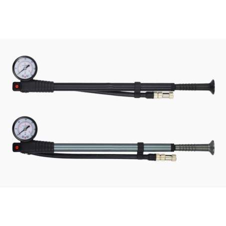 Pompe à air de précision 300PSI / 20 bars - protection anti-fuite.  - 6 Pompe de précision en aluminium. La pompe est extensible