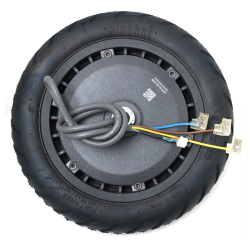 Motor de 350w com aro e sistema de refrigeração melhorado - pneu de 9 polegadas Segway - Ninebot - 3 Instale o novo motor origin