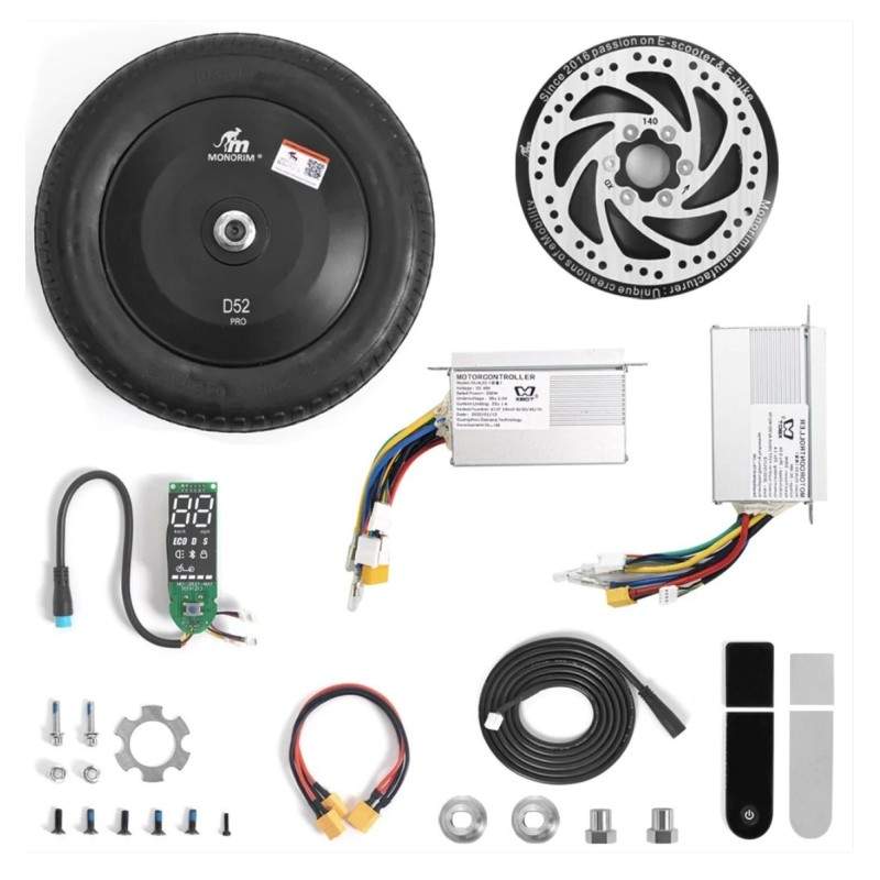 Kit de atualização DUAL52 AWD para PACK U5 2.0 para scooters elétricos Xiaomi - kit DUAL MOTOR Monorim - 37 Kit de atualização D