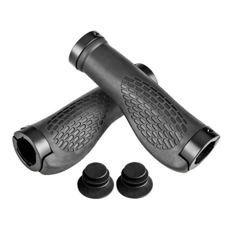 Ergonomic anti-slip grips with lock for electric scooter  - 2 Ergonomic anti-slip grips with lock for electric scooter
Ergonomic