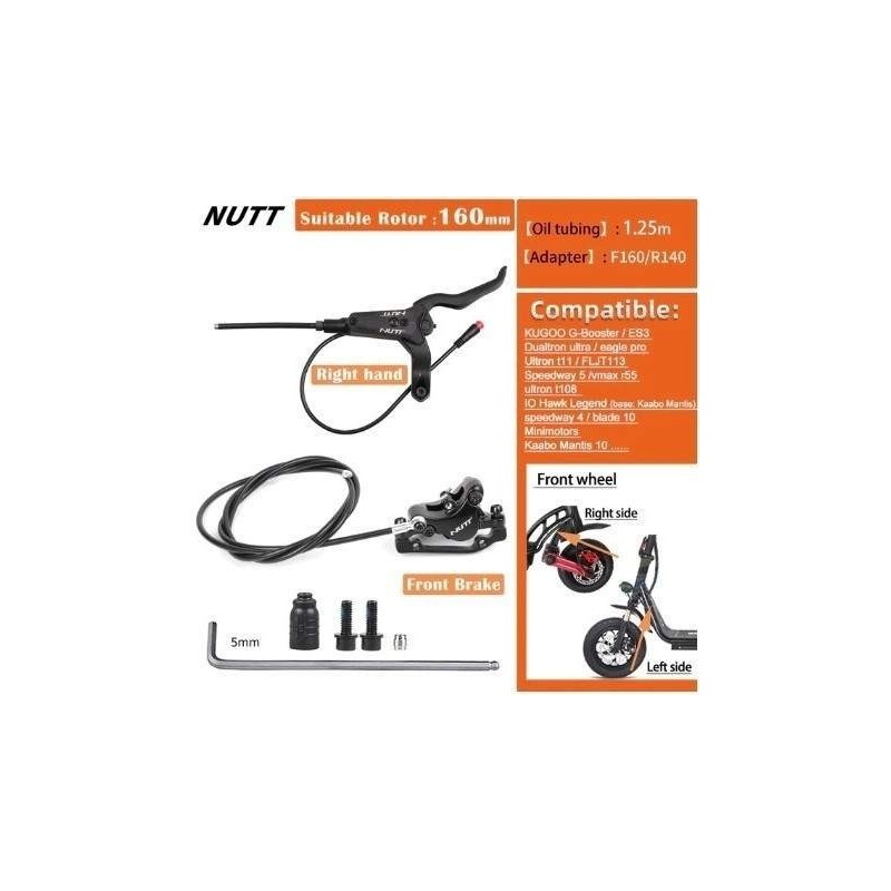 Nutt hydraulický brzdový strmeň  - 1 Nutt hydraulický brzdový strmeň  - 1