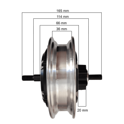 48v 500w tagumine mootor Kugoo M4, Ovex Z1 plus või muudele mudelitele. adaptiivne üldmootor Kugoo - 2 Paigaldage see mootor mak