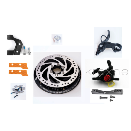 Kit freno a disco posteriore Monorim MD-MXR1 Pro per motore 350w/500w su scooter Ninebot Max G30 o simili Monorim - 10 
Installa