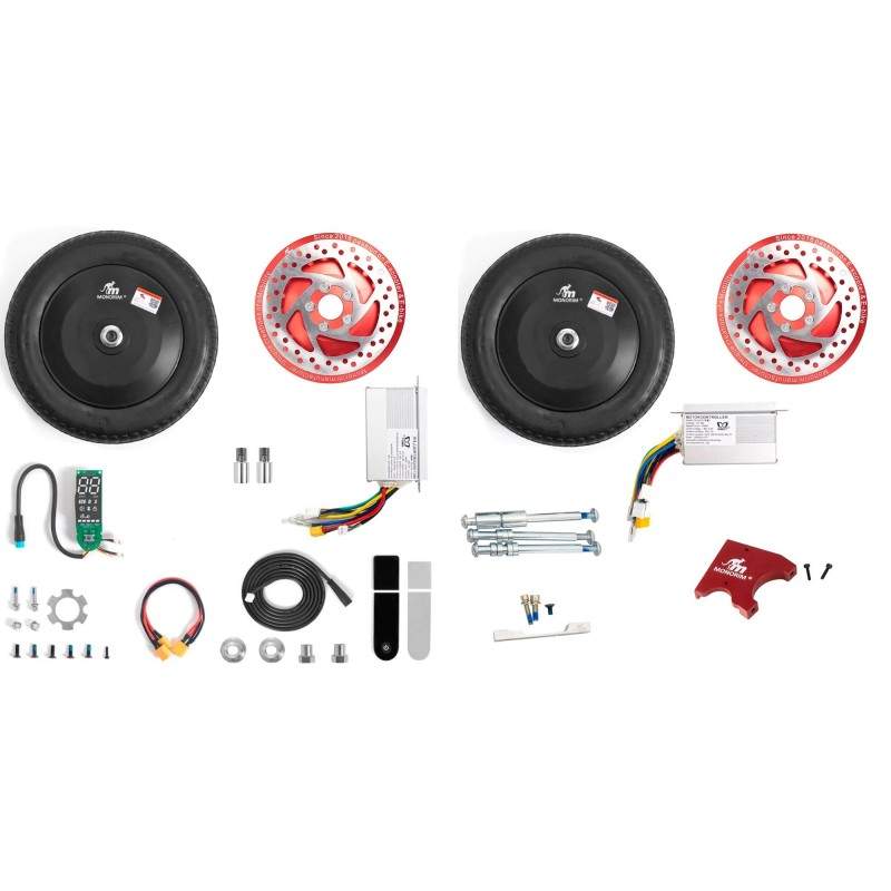 Monorim Dual52 Pro Ultra (obsahuje dva 500w motory) Monorim - 4 
Obsahuje baterii 14400 mAh s 60ah BMS
Nabíječka baterií 48V 3A
