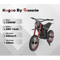 Moto électrique Monorim Argon avec moteur 1500w et batterie 16Ah Monorim - 1 Moto électrique Monorim Argon avec moteur 1500w et 