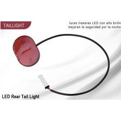 Feu arrière pour Xiaomi Scooter 4 (Mi4), Xiaomi 4 Pro ou similaire. Xiaomi - 5 Feu arrière pour Xiaomi Scooter 4 (Mi4), Xiaomi 4