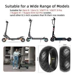 Pevná pneumatika pre elektrickú kolobežku Zero 8, Zero 9, Vsett 8, Vsett 9, Kugoo X1, Kirin G2 Pro 8,5x3 Kukirin - 2 Pevná pneum