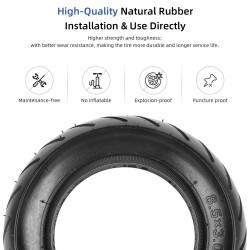 Tverda shyna dlya elektrosamokata Zero 8, Zero 9, Vsett 8, Vsett 9, Kugoo X1, Kirin G2 Pro 8.5x3 Kukirin - 5 Tverda shyna dlya e