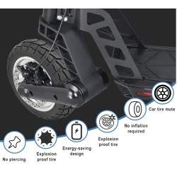 Solid tire, solid rubber 10x2.75-6.5 -- 70-65-6.5 -- 10x2.70-6.5  - 7 Solid tire, solid rubber 10x2.75-6.5 -- 70-65-6.5 -- 10x2.