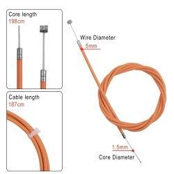ių trosas Segway F20, F25, F30, F40, D18, D28, D38 ar panašiems Segway - Ninebot - 6 Stabdžių trosas Segway F20, F25, F30, F40, 