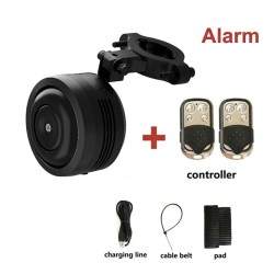 Buzina elétrica universal para scooter elétrica ou bicicleta. Bateria de 1300mAh. Inclui controle remoto  - 1 Buzina elétrica un